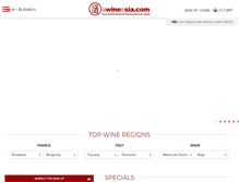 Tablet Screenshot of ewineasia.com